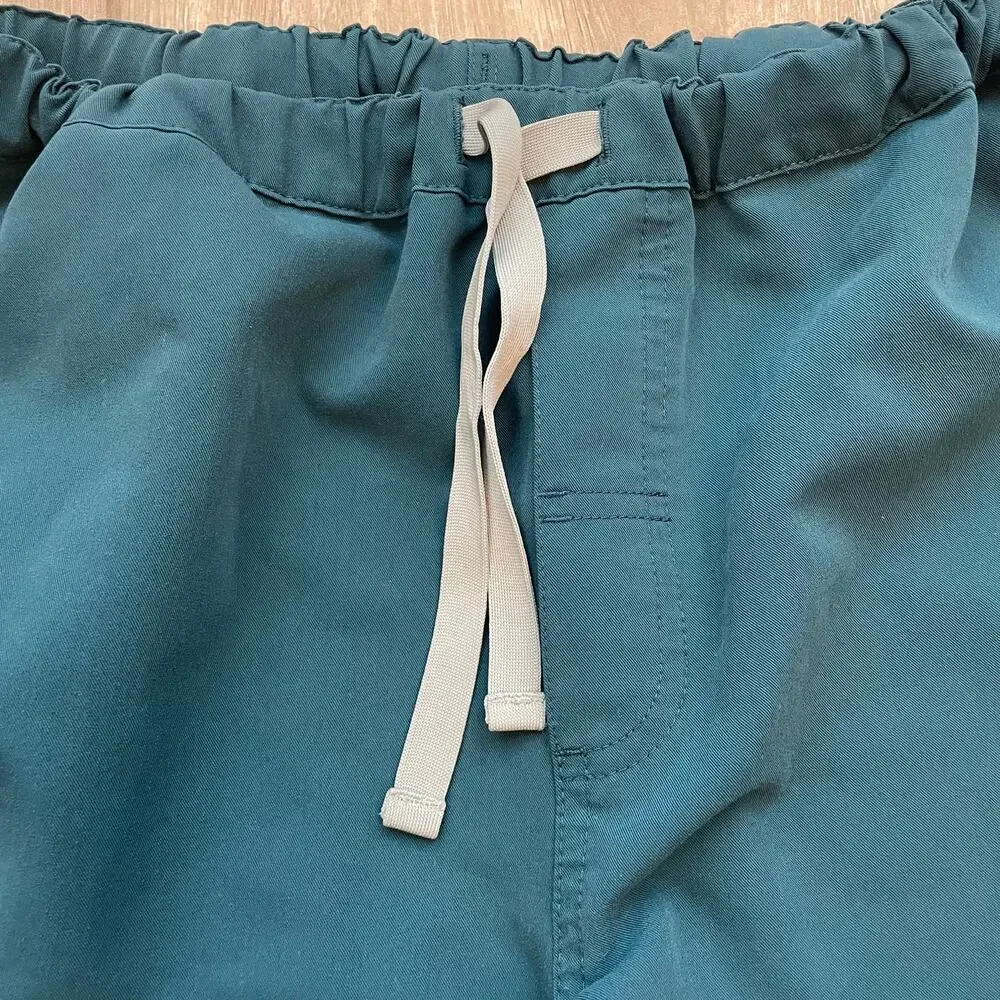 FIGS Scrub Pants Teal XS Technical Collection Drawstring Medical